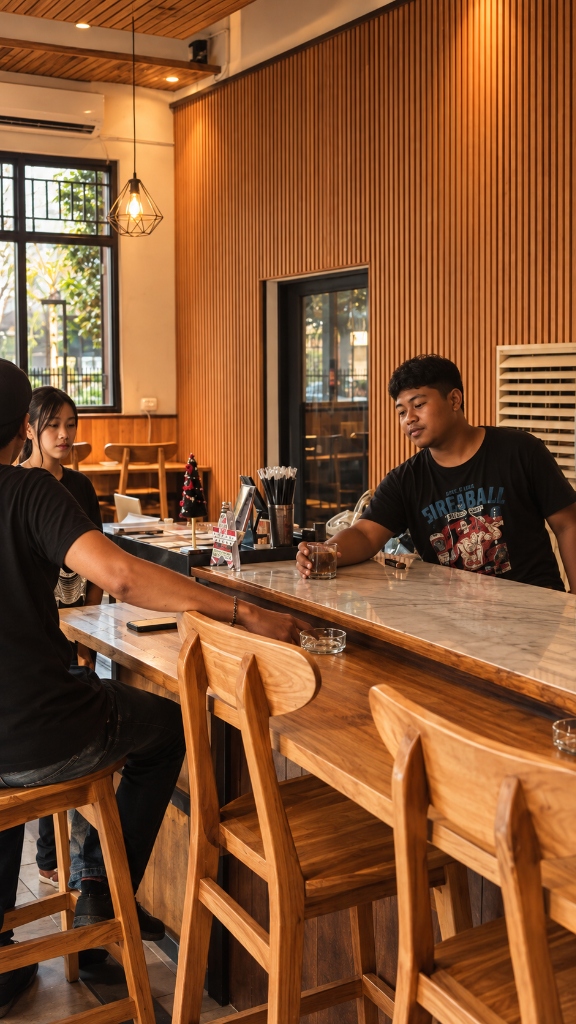 Barista Counter — Siang Hari